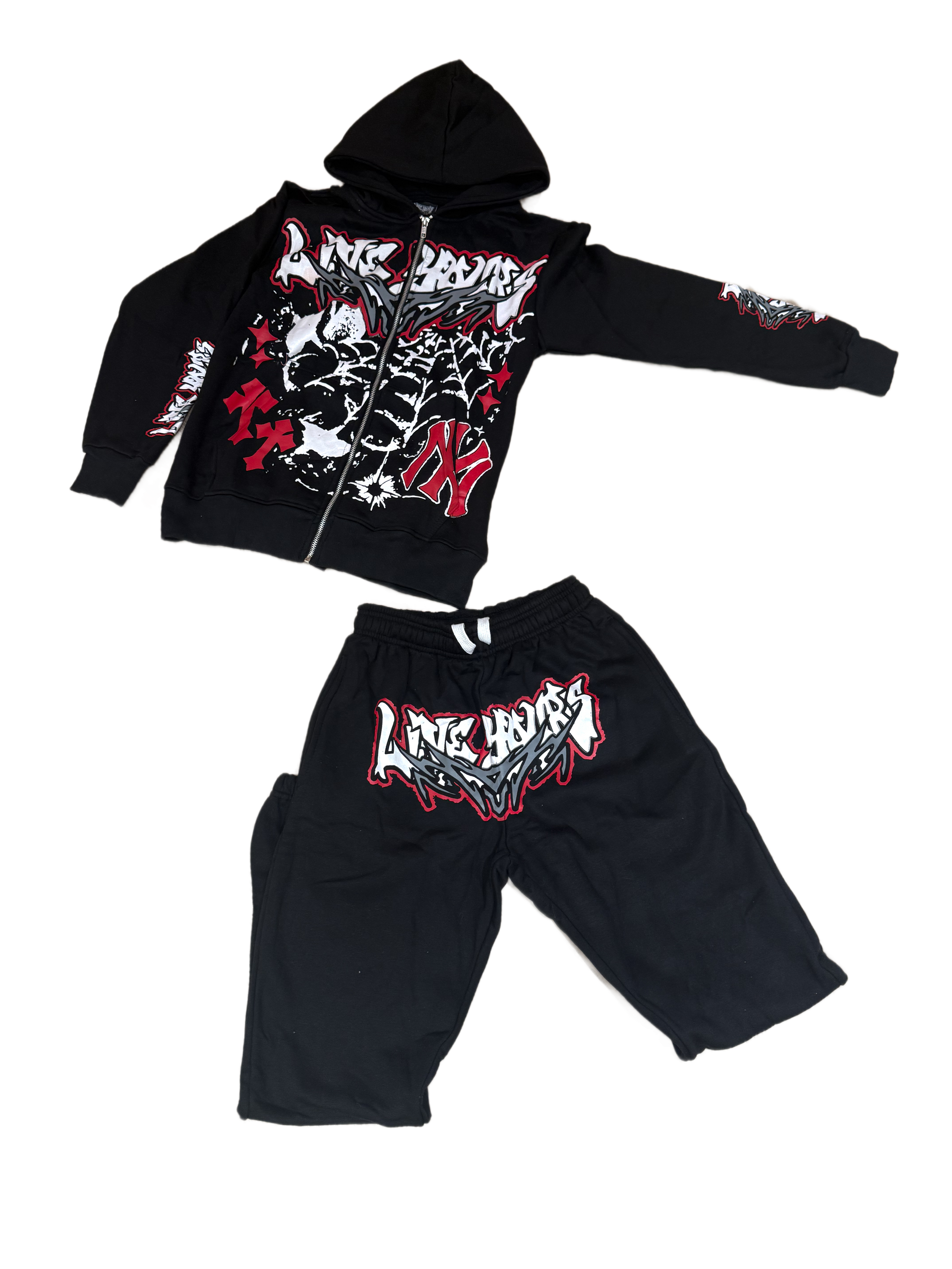 LIVEYOURS BLACK/RED SET