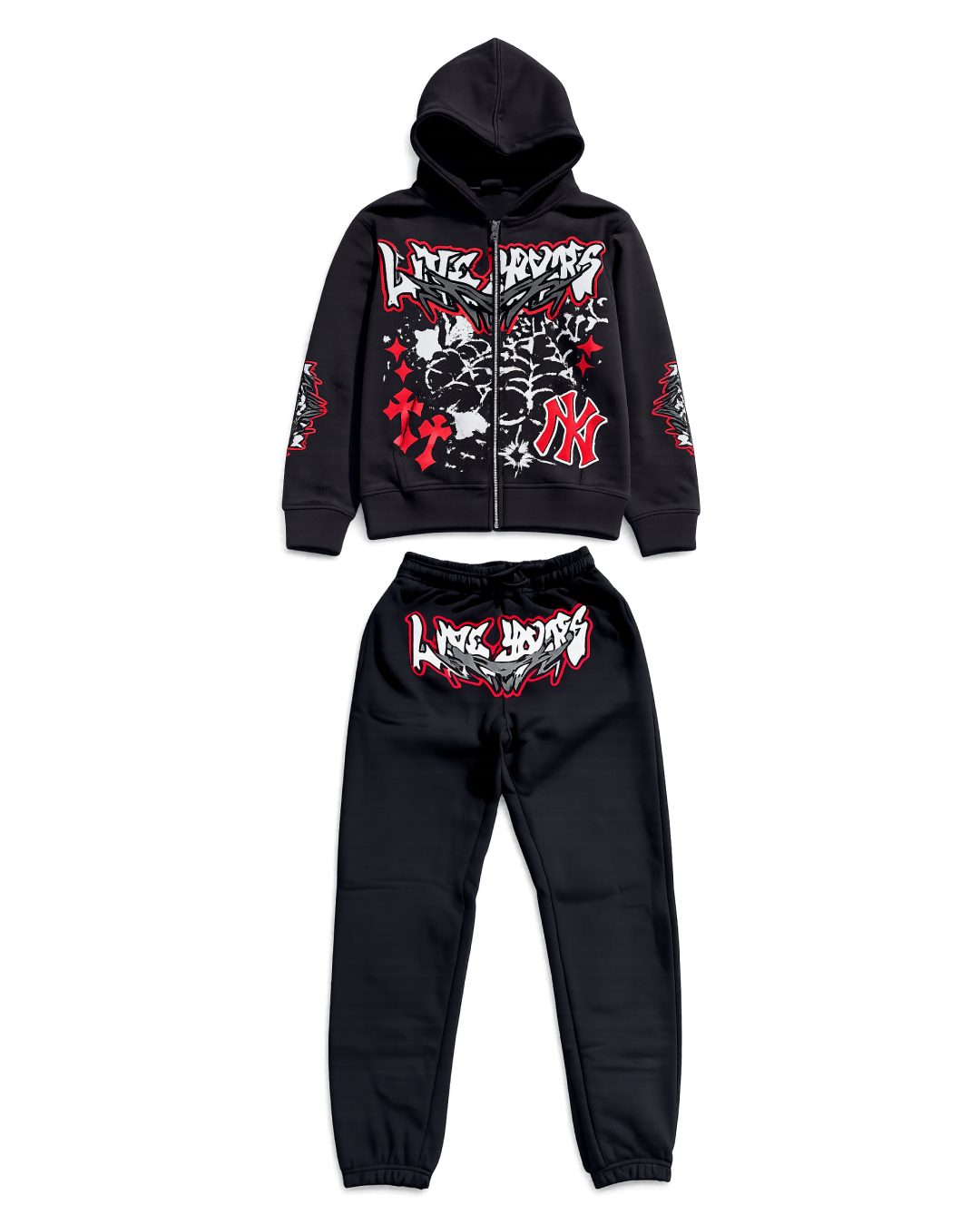 LIVEYOURS BLACK/RED SET