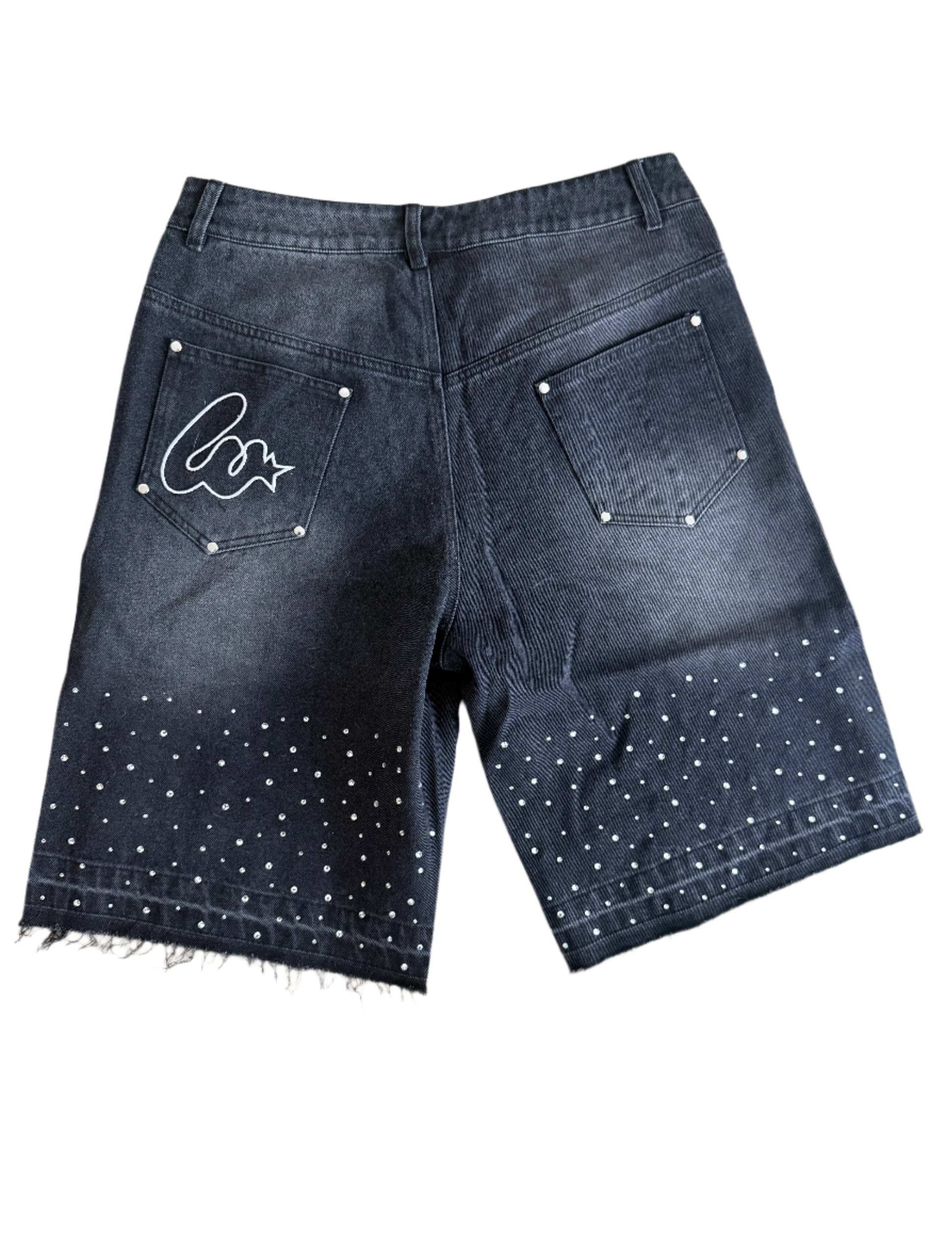 LIVEYOURS RHINESTONE JORTS